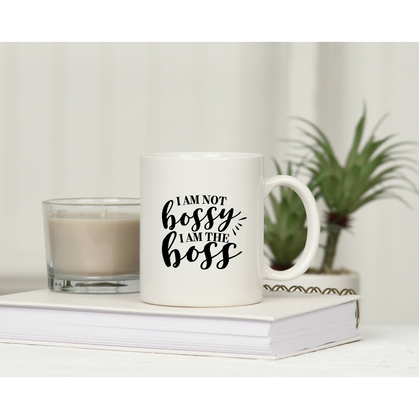 I am not Bossy I am the Boss 11oz White Coffee Mug - CLM Creative Jewels